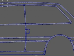Citroen Ax Wall Silhouette 3D Print Model