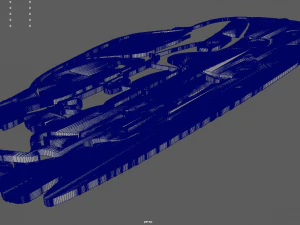Drifting Car 02 Wall Silhouette 3D Print Model