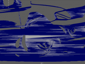 Drifting Car 02 Wall Silhouette 3Dプリントモデル