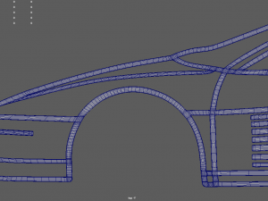 Ferrari Testarossa Wall Silhouette 3D Принт Модель