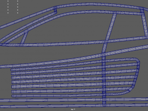 Ferrari Testarossa Wall Silhouette 3D Принт Модель