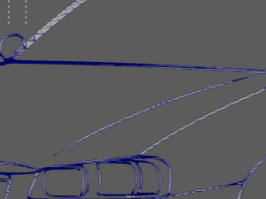 Nissan Skyline GTR R34 Wall Silhouette 3D Print Model