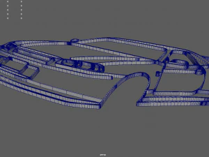 Nissan Skyline GTR R34 Wall Silhouette 3D Print Model