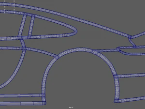 Porsche 911 2023 Wall Silhouette 3D Print Model