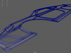 Porsche 911 2023 Wall Silhouette 3D 打印模型