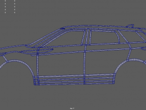 Range Rover Evoque Wall Silhouette 3D Baskı Modeli