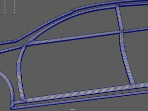 Volkswagen Golf Wall Silhouette 3D प्रिंट मॉडल