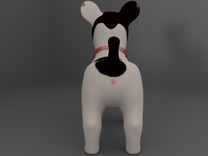 Dog Cartoon Rigged Modèle 3D
