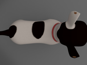 Dog Cartoon Rigged Modèle 3D