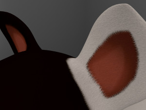Dog Cartoon Rigged Modèle 3D
