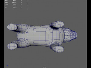 Dog Cartoon Rigged Modèle 3D