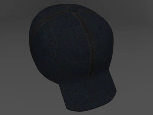 Caps Low Poly 3D Model