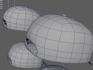 Caps Low Poly 3D Model