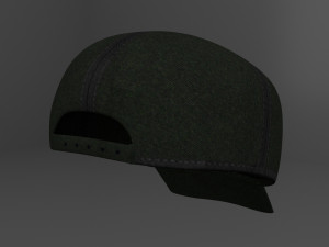 Caps Low Poly Model 3D