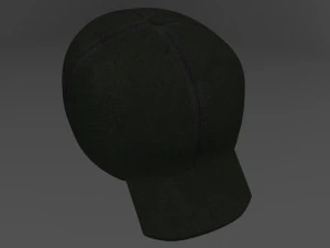 Caps Low Poly 3D Model