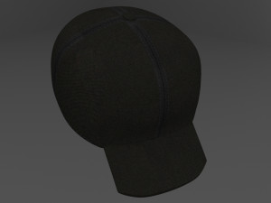 Caps Low Poly Model 3D