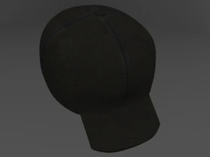 Caps Low Poly 3D Model