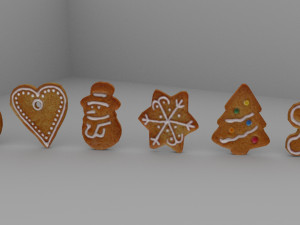 Christmas Cookies 3D मॉडल