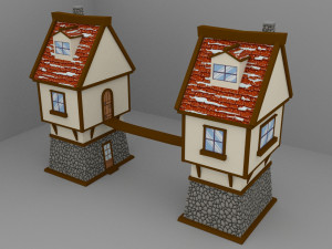 Christmas House 01 3Dモデル