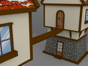 Christmas House 01 3D Model