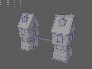 Christmas House 01 3D Model