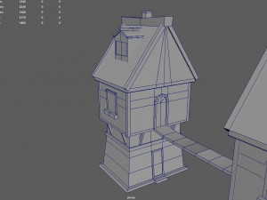 Christmas House 01 3D Model