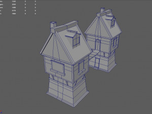 Christmas House 01 3D Model