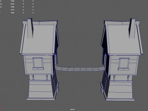 Christmas House 01 3D Model