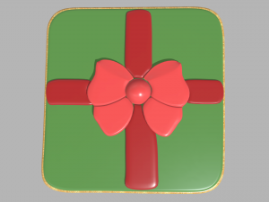 Gift Cookie Christmas 3D 모델