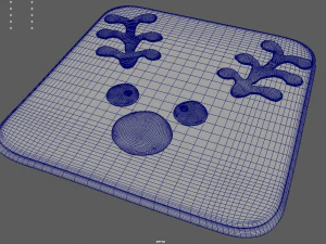 Biscotto di renna natalizio Modello 3D