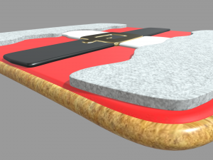 Santa Claus Cookie Christmas 3D Model