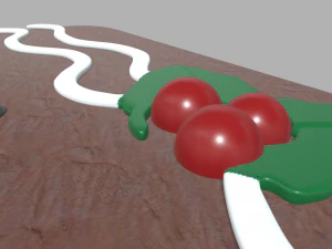 Sorriso Biscotto Di Natale Modello 3D