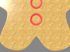 Gingerbread Cookie 01 3D Model