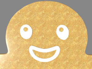 Gingerbread Cookie 01 3D Model