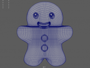 Gingerbread Cookie 01 3D 모델