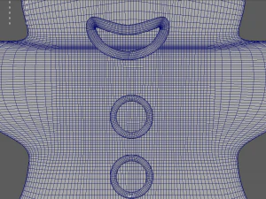 Gingerbread Cookie 01 3D Model