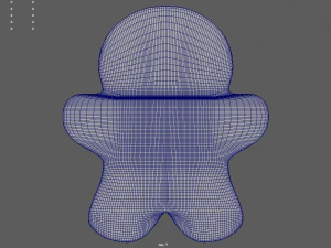 Gingerbread Cookie 01 3D Model