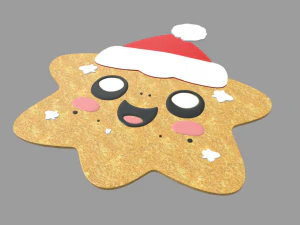 Star Cookie Christmas 3D Model
