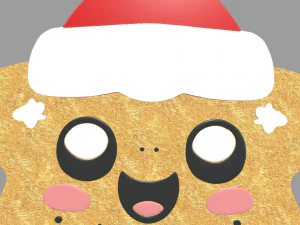 Star Cookie Christmas 3D Model