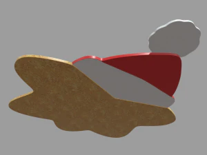 Star Cookie Christmas 3D Model
