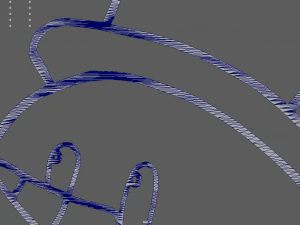 Snow Man Wall Silhouette 01 3D Model