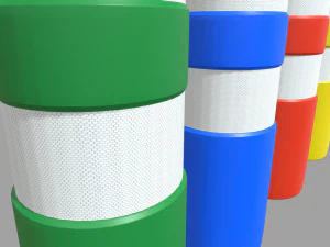 Bollards 01 3D Model