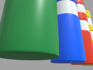 Bollards 01 3D Model