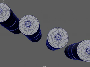 Bollards 01 3D Model