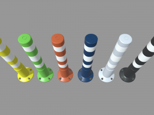 Bollards 02 3D Model
