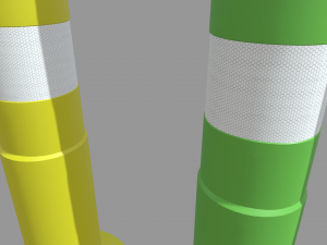 Bollards 02 3D Model