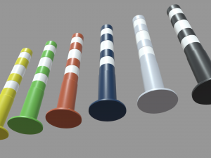 Bollards 02 3D Model
