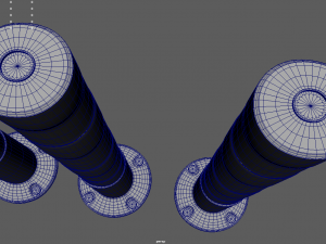Bollards 02 3D Model
