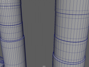 Bollards 02 3D Model