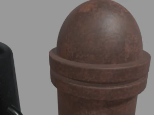 Bollards 03 04 05 06 3D Model